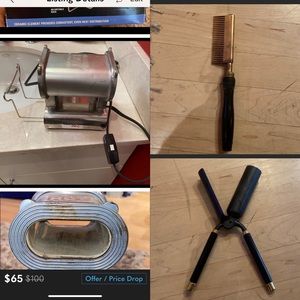 Ceramic Stove with Curler and Straightening Comb